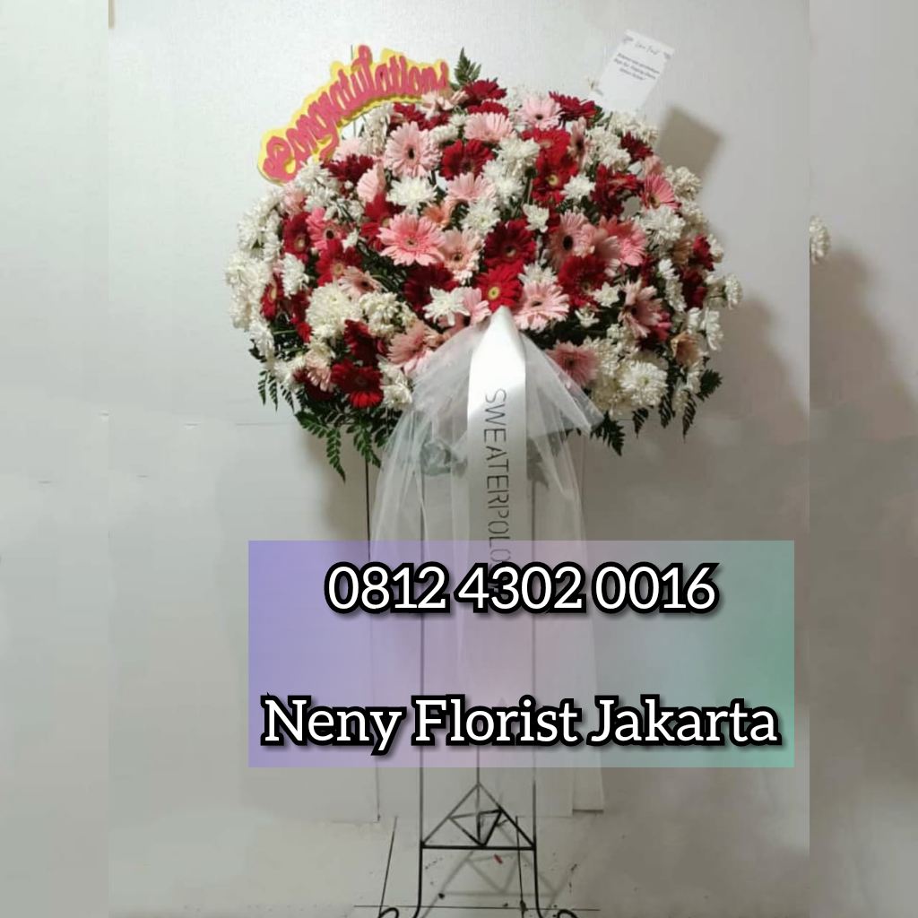 bunga standing ucapan