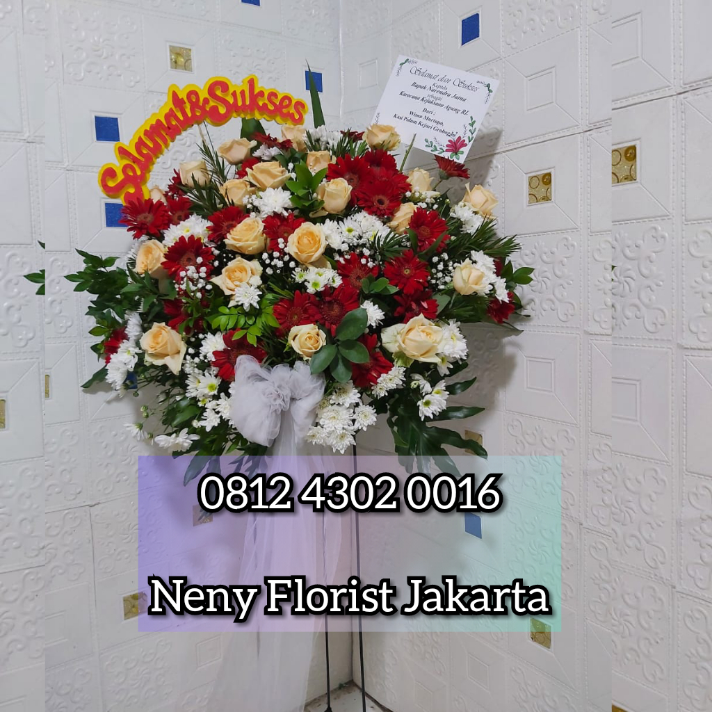 bunga standing ucapan