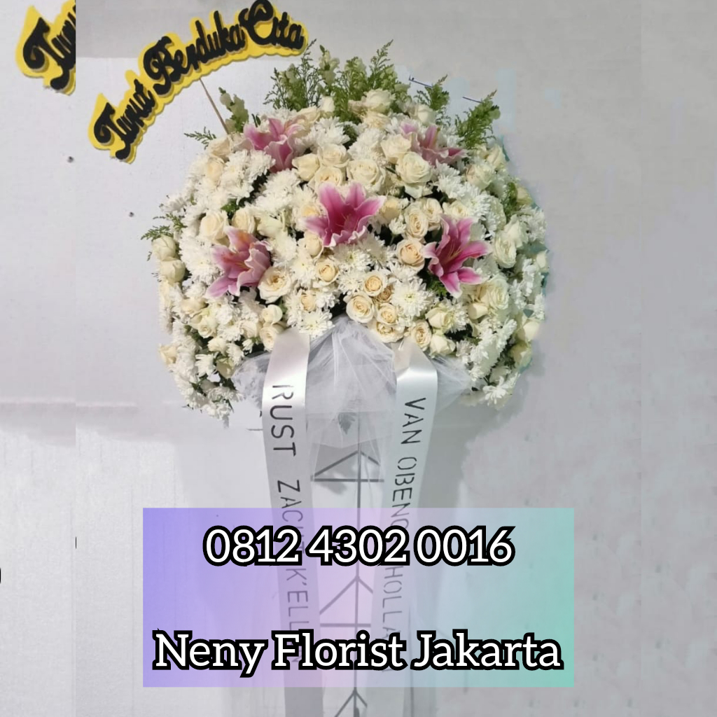 Bunga papan Standing ucapan